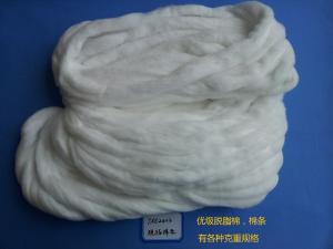 Quality Special Spun Cotton Sliver Long Fibers 2mm Surface Active Substances wholesale