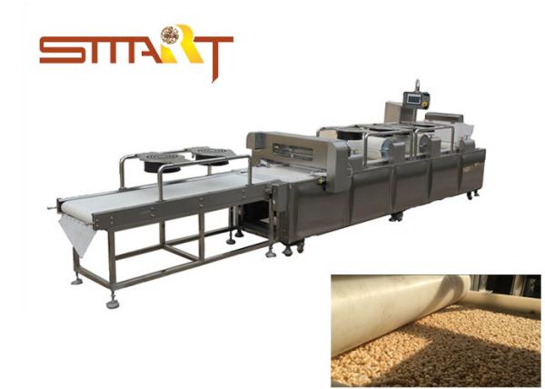 200 - 300kg / Hr Snack Bar Machine Granola Bar Cutting Auto Type Stainless Steel