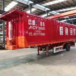 Suspension Mechanical Suspension Juyuan Trailer 80Ton Side Dump Truck Semi