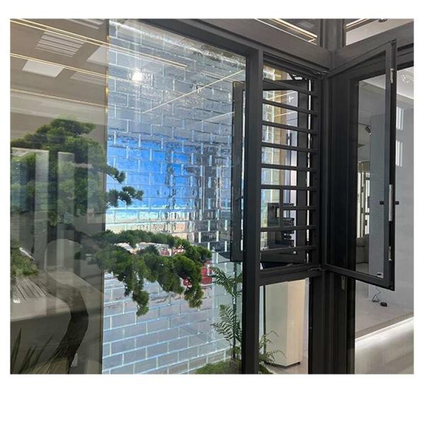 Cheap Swing Open Magnetic Screen Aluminum Sliding Window For Villa for sale