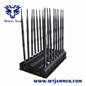 Quality Remote Control 18 Bands 50m 30w Mobile Phone GPS Jammer wholesale