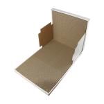 Big Aesthetic Cat Scratching Post Bed Corrugated Cardboard Cat Scratcher House