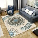 Simple Geometric Living Room Floor Carpets North European With Special Style