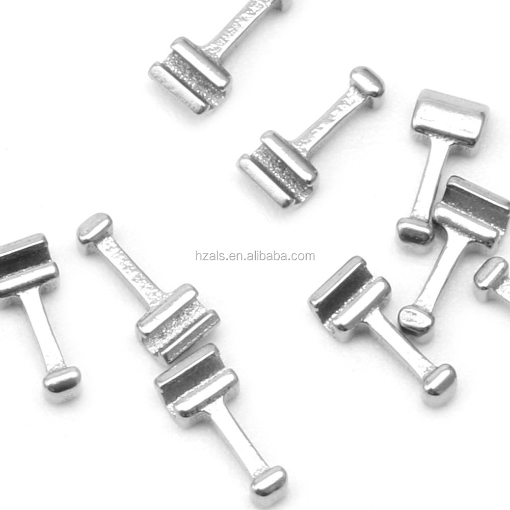 CE ISO Certified Dental Orthodontic Plastic Ceramic Clear Invisible Lingual Button for Invisible Orthodontic Treatment