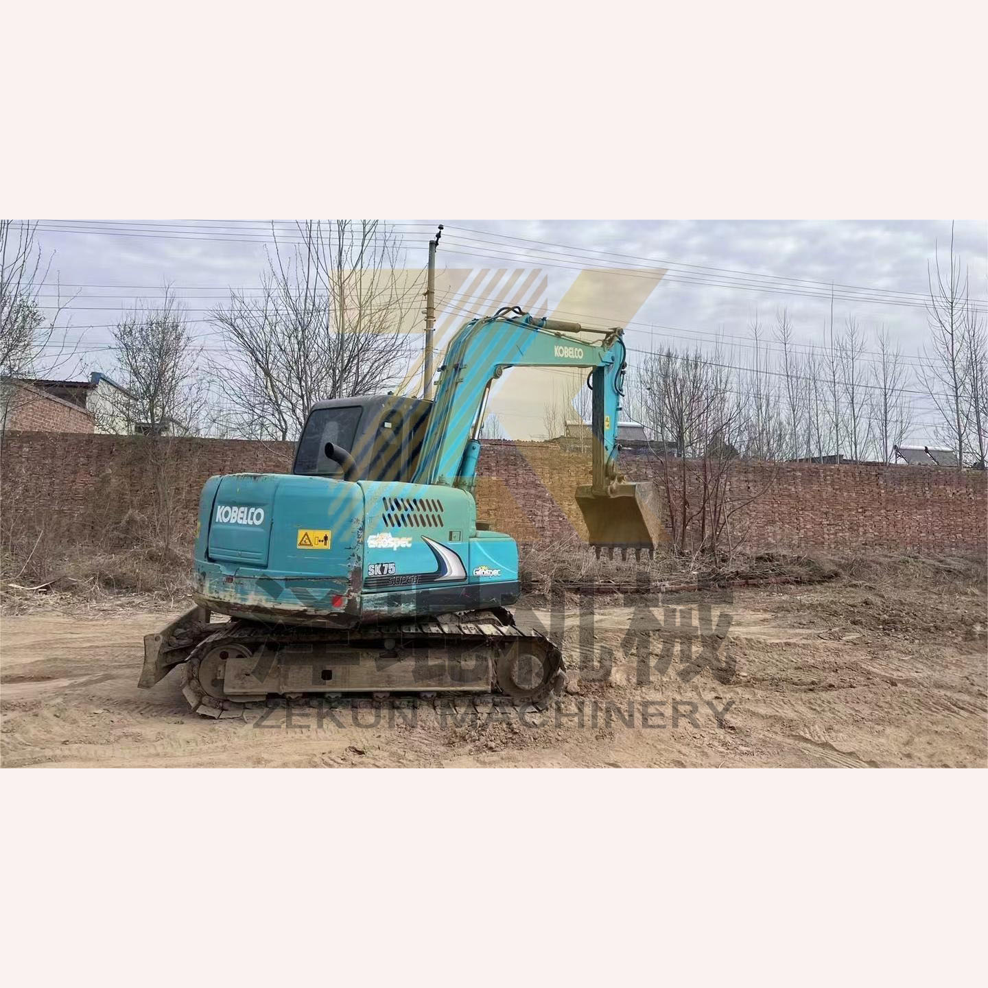 41KW Japan Made Kobelco Mini SK75 YC85 SK75-8 SH120 SR Excavator 9 27 2023 On Time