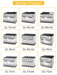 800×900×850 70 Stainless Steel Commercial Kitchen Cooking Equipment