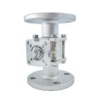 304/316 Material Three Piece Flanged High Platform Ball Valve Manufactured by
