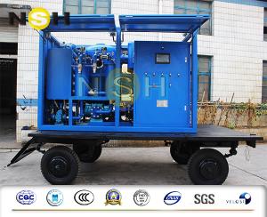 Quality Outdoor Mobile Transformer Oil Purifier Double Stage With Trailer High Voltage wholesale