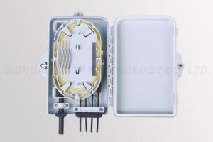 Quality 4 Port Fiber Optic Distribution Box Waterproof OHSAS18001 Certification wholesale