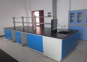 Quality PVC Handle College Classroom Furniture , High School Science Lab Tables wholesale