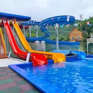 Quality OEM Aqua Park Water Slide Holiday World Water Slide Anti Static wholesale
