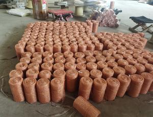 Quality Decoration 75 Feet 100 Feet Homeyard Copper Garden Mesh Knitted 4 Wires wholesale