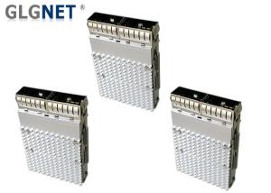 Quality 2 Ports Ganged QSFP28 SFP+ Cage Assembly Stainless Steel Construction wholesale