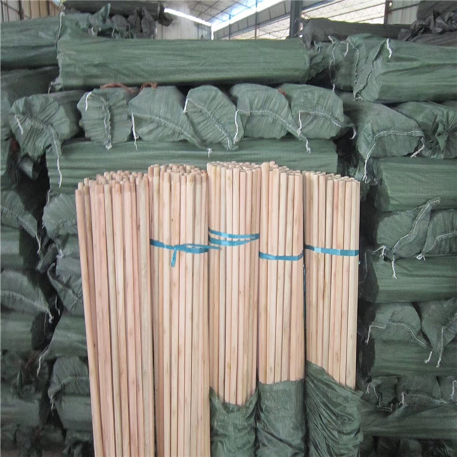 Natural Opening Thread Screw 3.0cm Wooden Mop Handles