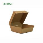 Single Tongue Eco Friendly Takeaway Packaging Recycled Kraft Paper 1600ml