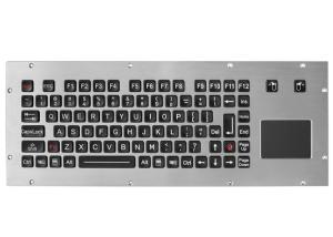 Quality Marine Rugged Keyboard Industrial Metal with Touchpad Kiosk IP67 wholesale
