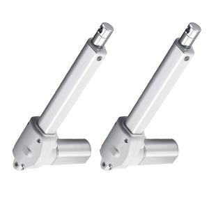 China Compact Dimension Hall Sensors Electric Linear Actuators 2500N Black Grey IP66 on sale
