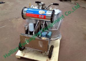 Quality Movable Electric Goat Milker Two Buckets , portable milking machine wholesale