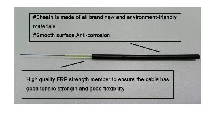 Unit Tube GYFXTY PE Jacket G652D Outdoor Fiber Optic Cable