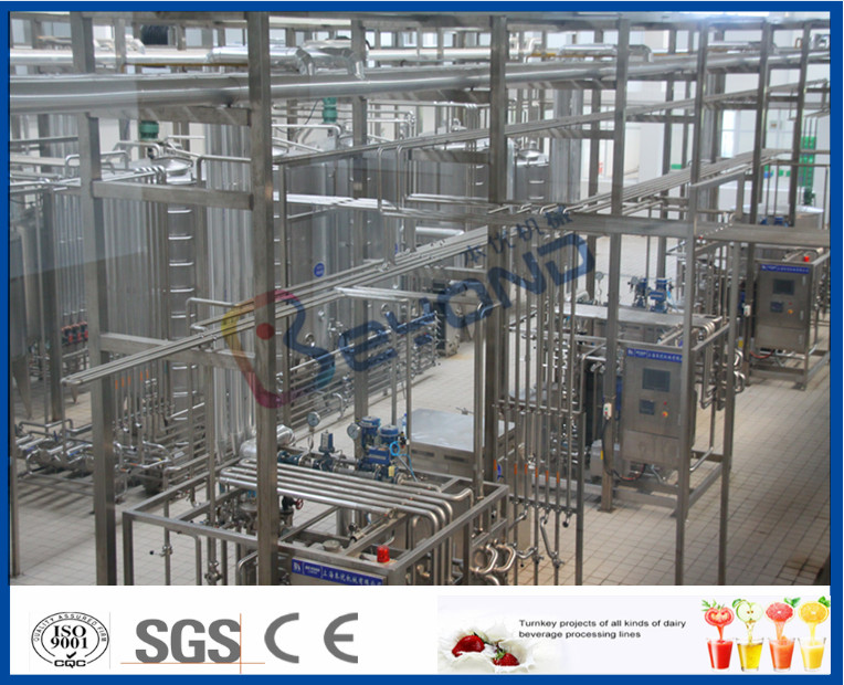 Energy Saving 2000-10000LPH continuous Ice Cream Machine ISO9001 / CE / SGS