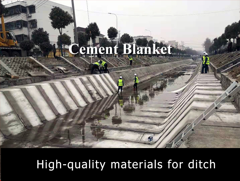 Traditional Design 14Mpa Cement Canvas Blanket for Easy Ditch and Canal Construction