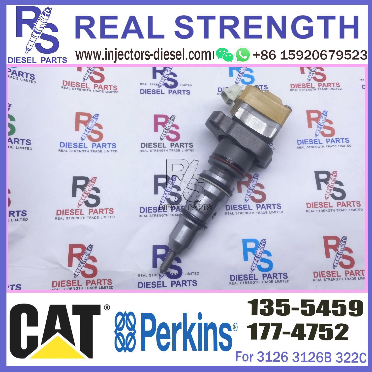 3126 Diesel engine fuel injector 135-5459 1355459 diesel injector assembly fuel injection spare parts 135-5459