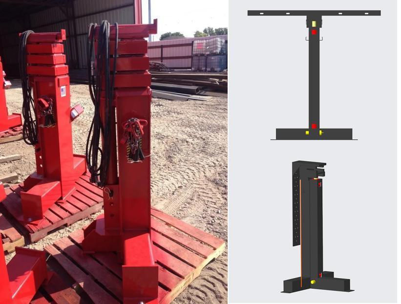 Grain Silo Hydraulic Jacks for Enamel Storage Tank Construction