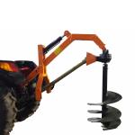 Tractor Fencing Hydraulic Post Hole Digger 132kg 100*100mm Boom