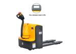 Super Light Walkie Type Electric Pallet Truck 1800kg With Side Way Battery