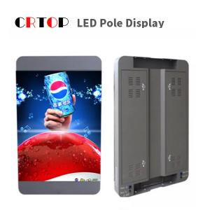 Quality Lighting Pole P4mm Advertising LED Display 1920Hz Refresh Rate wholesale