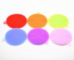 Kitchen Best Fancy Reusable High Quality Silicone Brush Cleaning Pad Circle