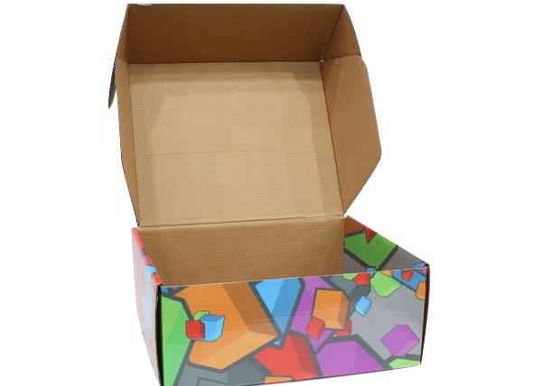 Custom Size Corrugated Gift Box Colorful Kraft Paper Corrugated Box double wall corrugated box