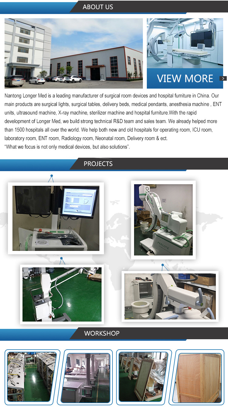Portable x-ray machine 100ma mobile high frequency digital fluoroscopy