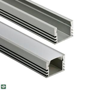 Quality U Style LED Channel Powder Coated Aluminium Extrusion Profiles wholesale