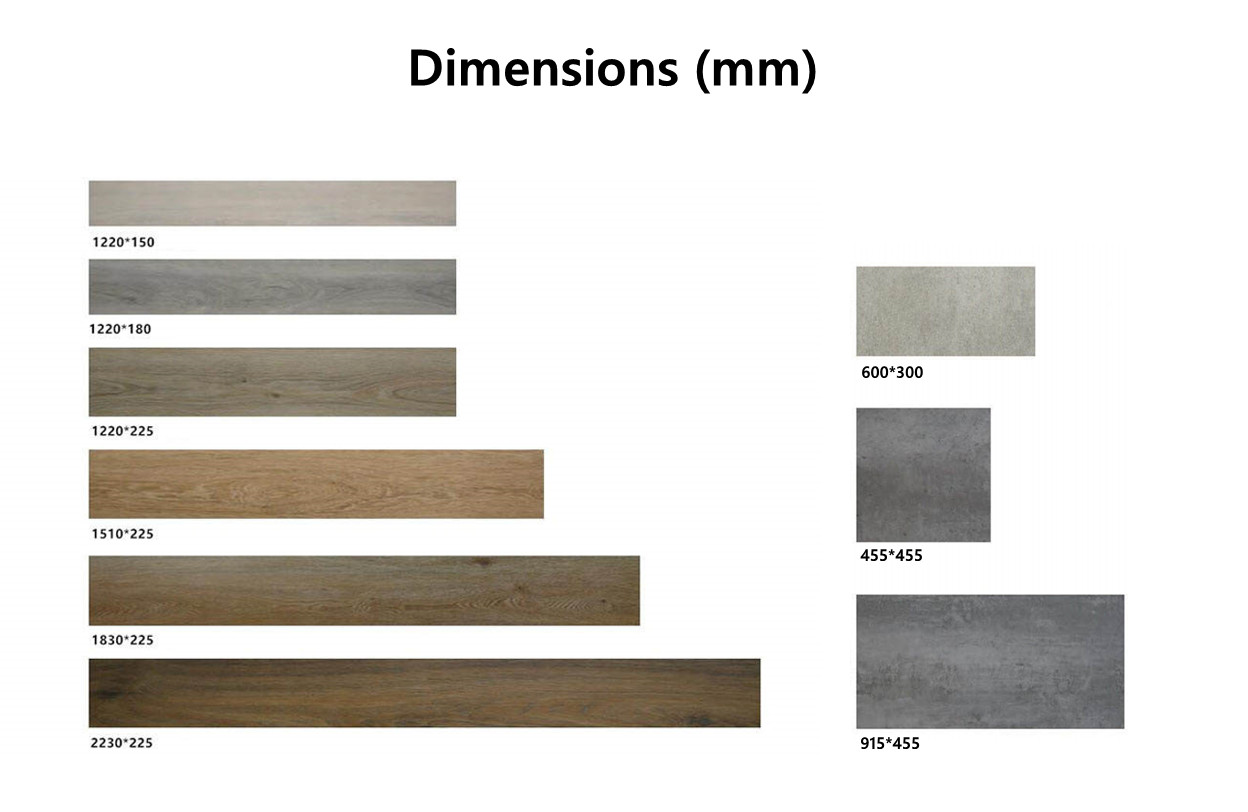 Eucalyptus Wood Look Click SPC Flooring Lime Powder PVC Composite GKBM GL-W7200-4