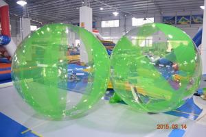 Quality Colored Inflatable Water Volleyball Ball / Walking Ball With Logo Printed wholesale