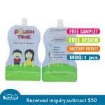 Custom Printed ECO Friendly Biodegradable Foil Stand Waterproof Liquid Pouch