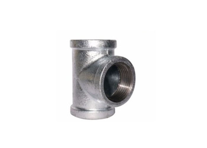High Tensile Strength Malleable Iron Tee BSPT Female Tee Fitting For Water Pipe
