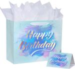 Custom Kids Birthday Party Goodie Treat Paper Bags With Logo For Happy Birthdays