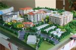 Hospital Building Exhibition 3D Model Travel Case Packing Wood Plate Base