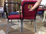 Hot Sale High Quality Interlock Desgin metal Stacking Church Chair