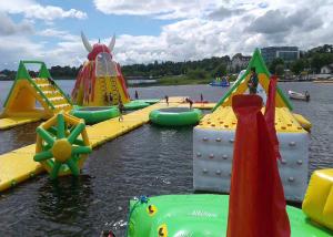 Quality 30m × 40m Giant Inflatable Water Park For Children With Customized Logo wholesale