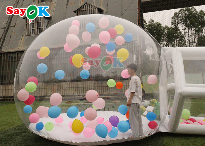 Kids Bubble Bouncy Inflatable Air Tent Balloon Clear Domes Tent