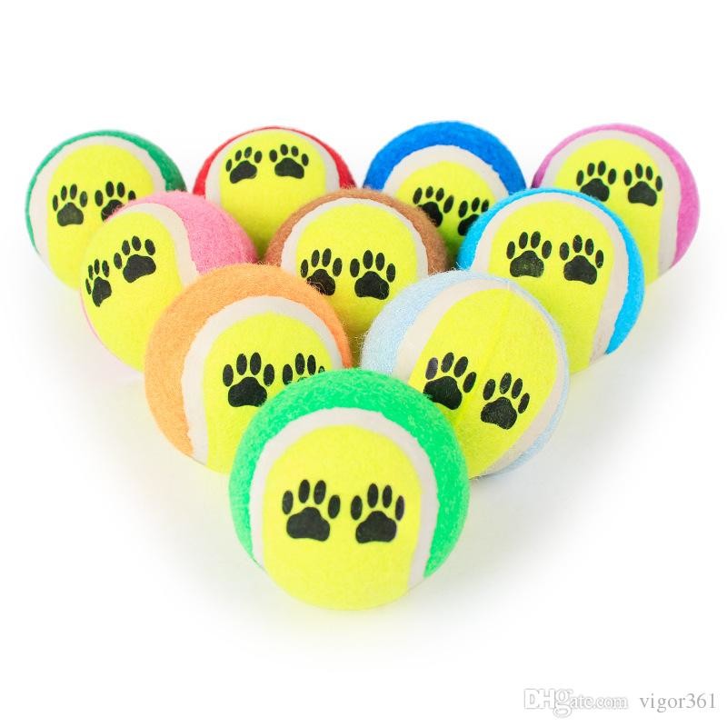 Factory wholesale custom logo printed tennis ball