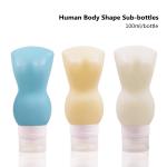 Unique Human Body Shape Travel Size Bottles , Business Trip Travel Shampoo