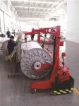 Motorized Warp Beam Lift Truck High Lift Hydraulic Heald Frame Material Handling