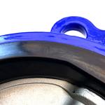 DN50 Water Wafer Butterfly Valves With NBR Sealing Material And Pneumatic
