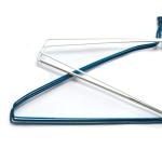 Metal 40 * 20 Cm Wire Shirt Hangers Of Clothing 16 Inches