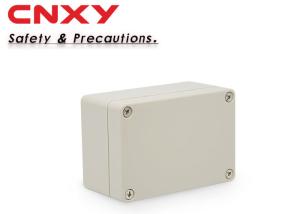 Quality Pale Gray Plastic Junction Box , Dustproof Electronic Instrument Enclosures wholesale