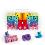 Children'S Wooden Rainbow Building Blocks Montessori Educational